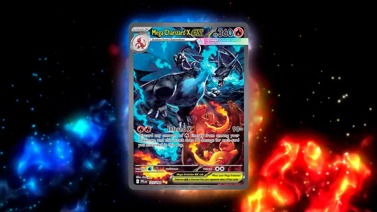 Las 10 Mejores Cartas de Pokémon TCG: Phantasmal Flames (ME02) y Mega Charizard