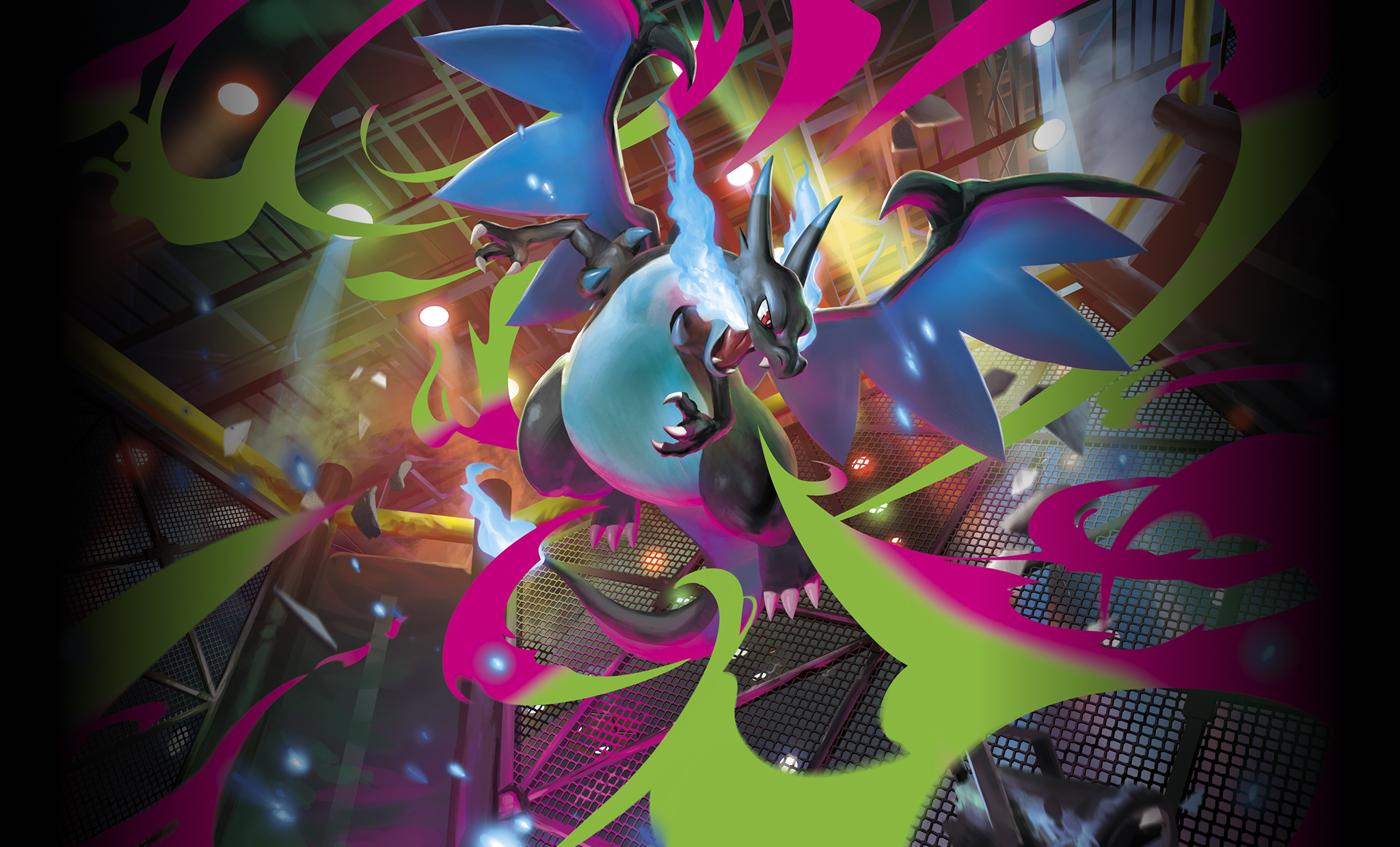 Pokemon TCG Phantasmal Flames arte de fondo